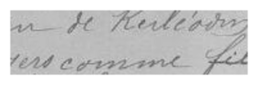 le mot à transcrire, agrandi